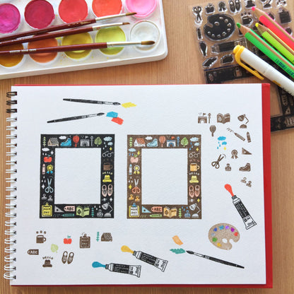 Sakuralala x Hello Small Things! Clear Stamps - Colour Canvas