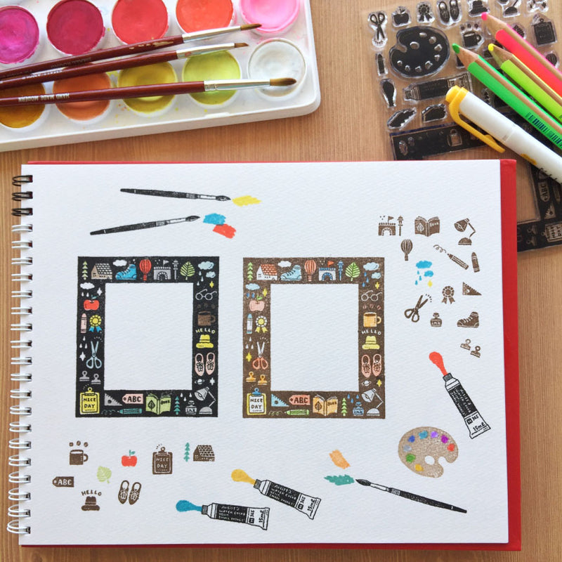 Sakuralala x Hello Small Things! Clear Stamps - Colour Canvas