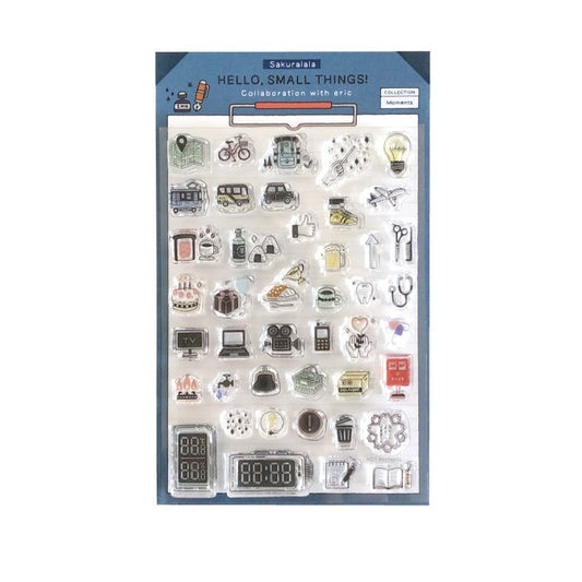 Sakuralala x eric Hello Small Things! Clear Stamps - Moments