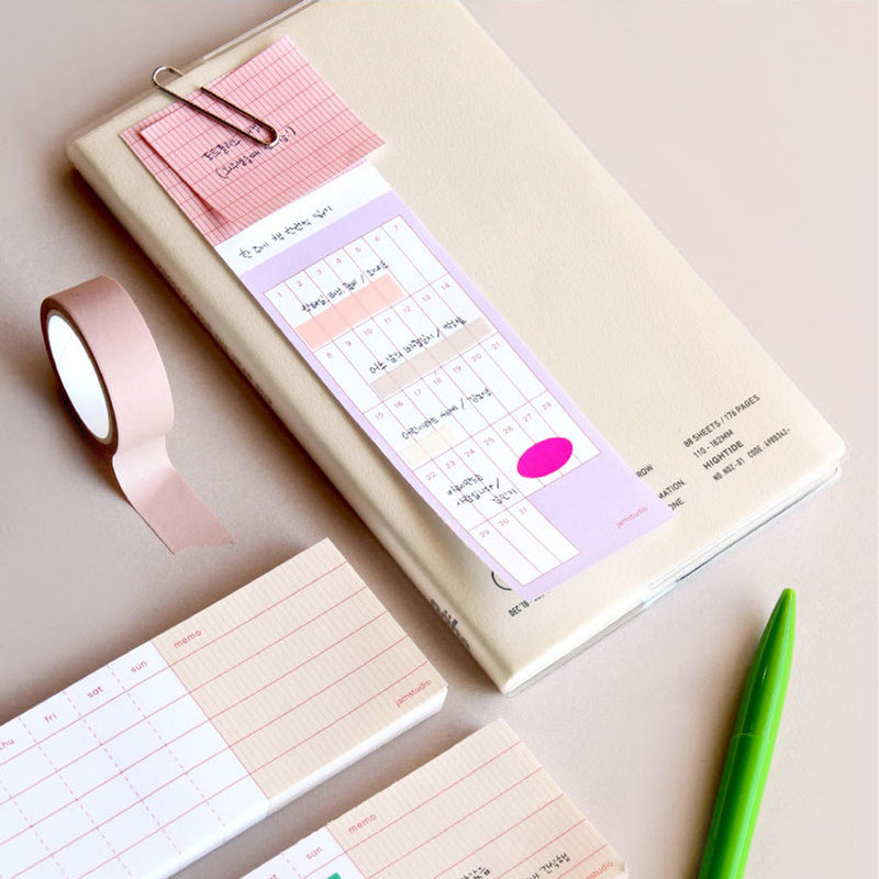 Jam Studio Goal Tracker Notepad
