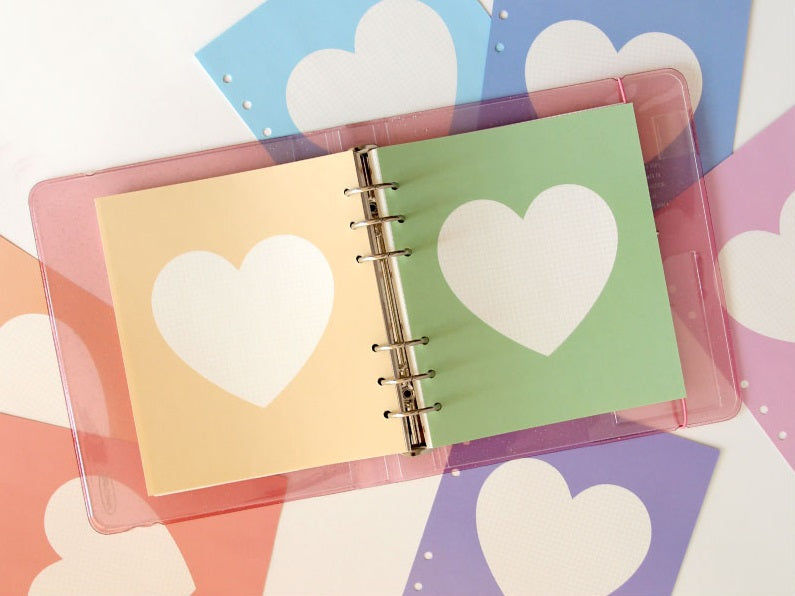 Jam Studio A6 Wide Deco Refill - 03 Pastel Heart