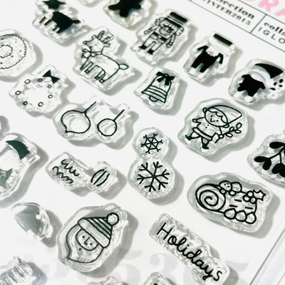 Sakuralala x Igloo*Dining* 365™ Clear Stamps - Ho Ho Ho