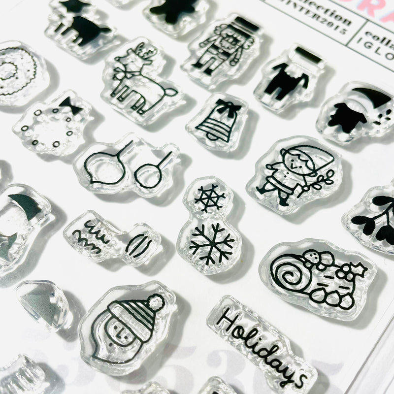 Sakuralala x Igloo*Dining* 365™ Clear Stamps - Ho Ho Ho