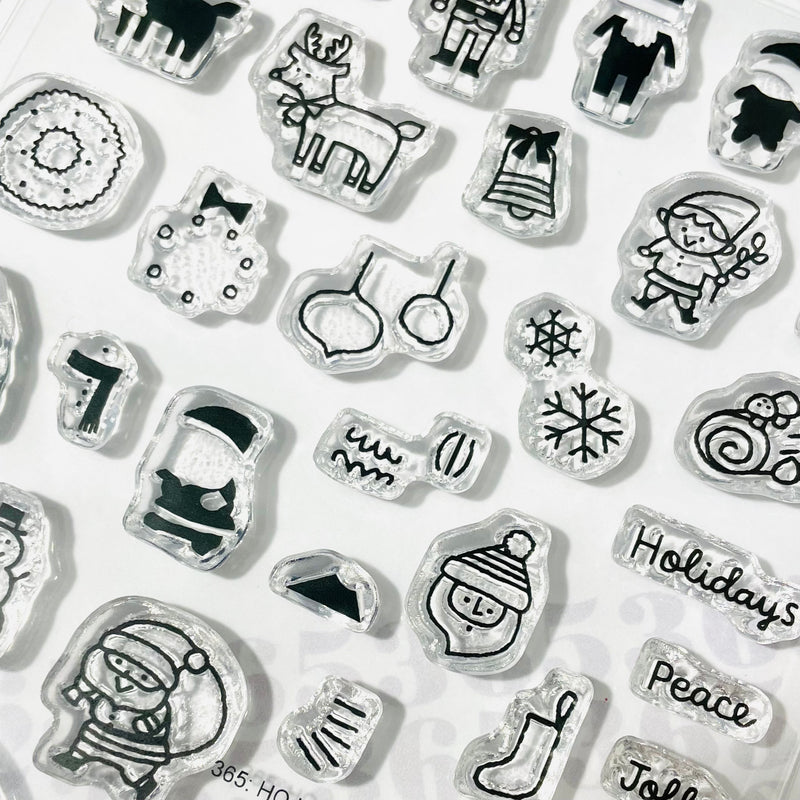 Sakuralala x Igloo*Dining* 365™ Clear Stamps - Ho Ho Ho