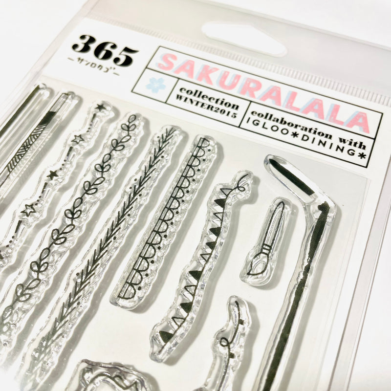 Sakuralala x Igloo*Dining* 365™ Clear Stamps - Line