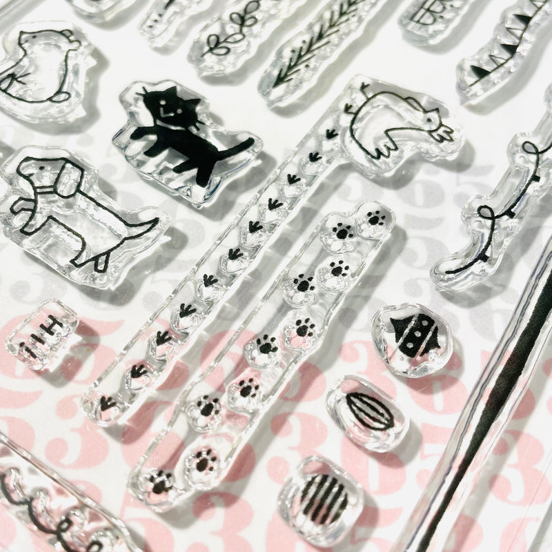 Sakuralala x Igloo*Dining* 365™ Clear Stamps - Line