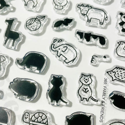 Sakuralala x Igloo*Dining* 365™ Clear Stamps - Family & Friends