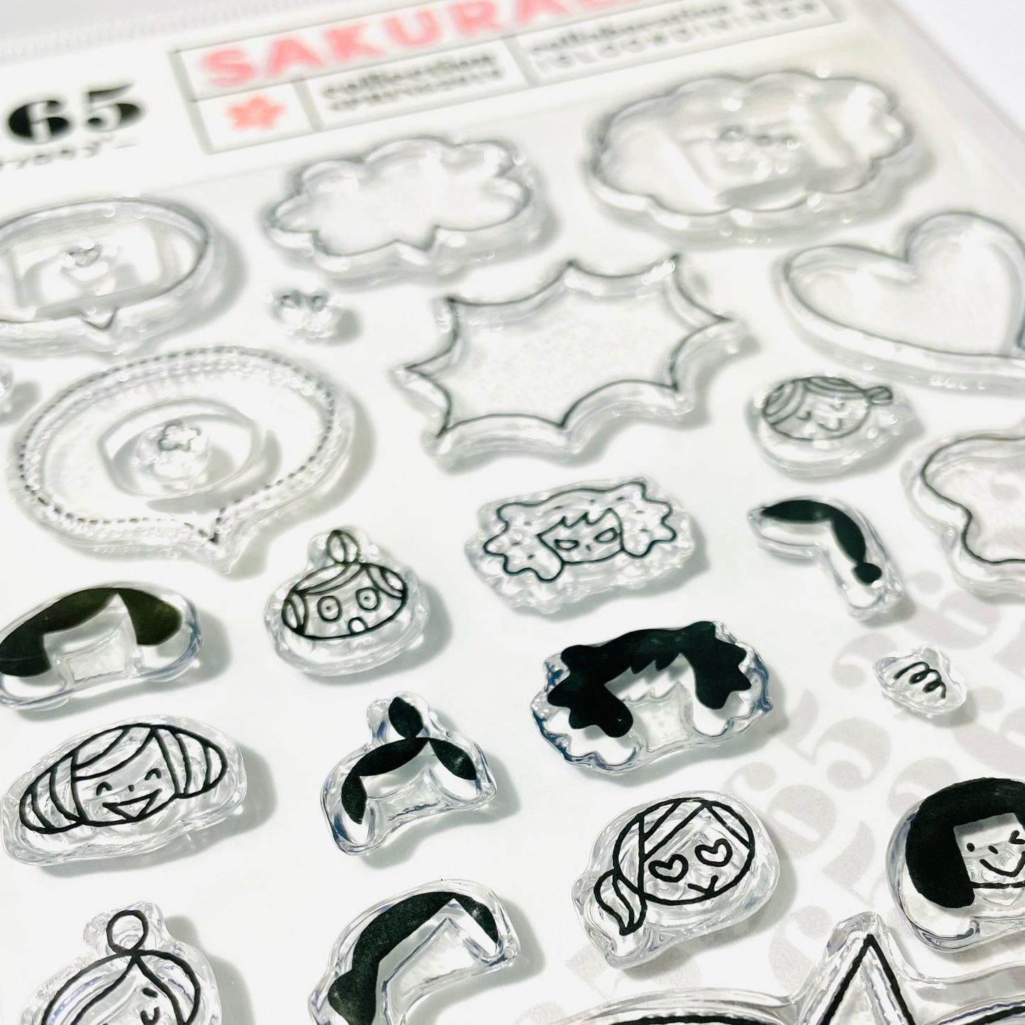 Sakuralala x Igloo*Dining* 365™ Clear Stamps - Feeling Bubble
