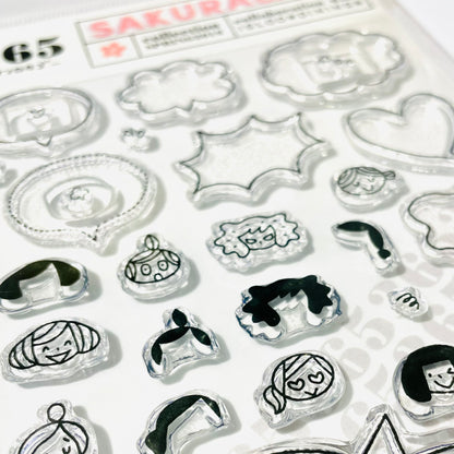 Sakuralala x Igloo*Dining* 365™ Clear Stamps - Feeling Bubble