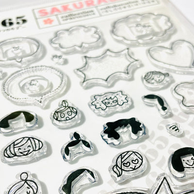 Sakuralala x Igloo*Dining* 365™ Clear Stamps - Feeling Bubble