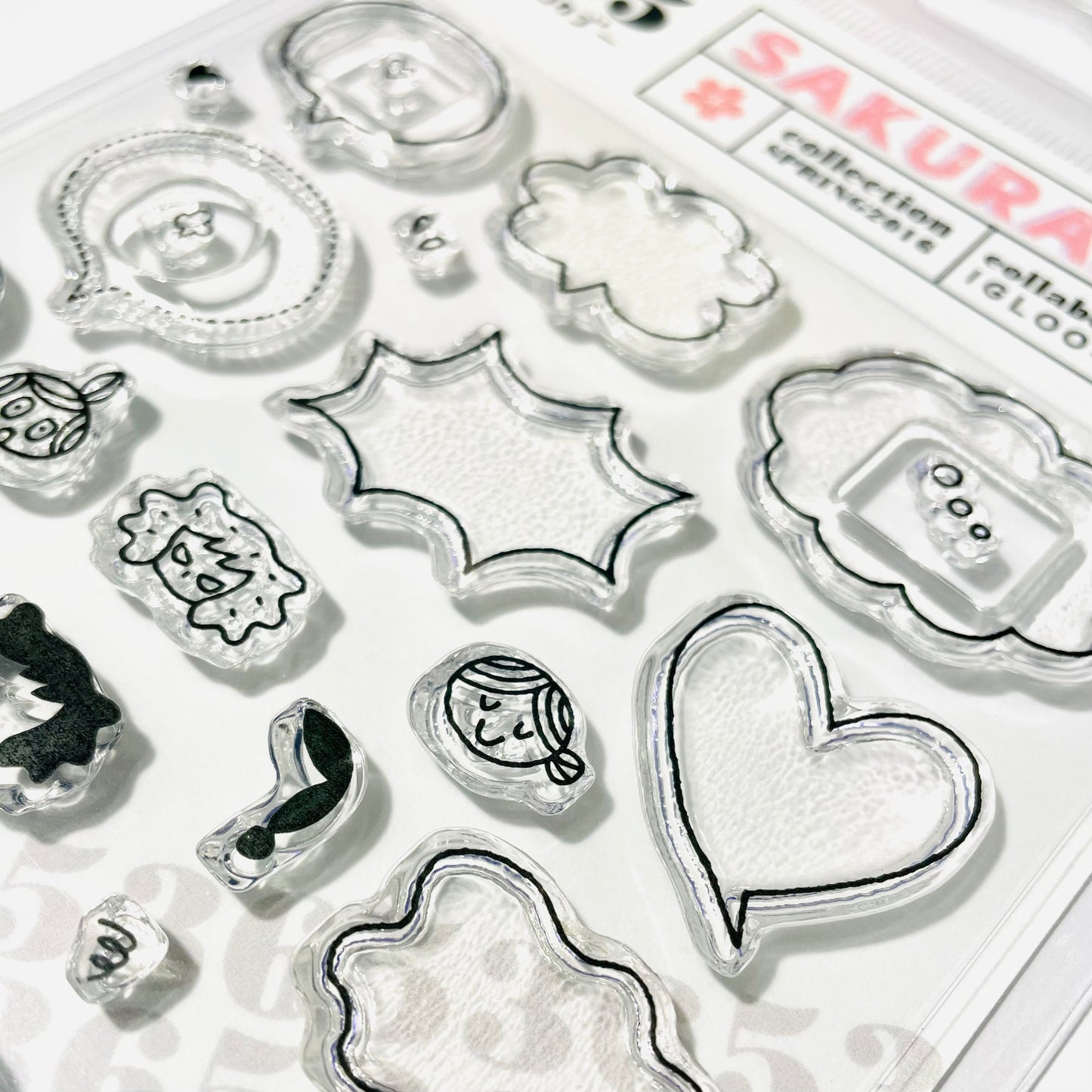 Sakuralala x Igloo*Dining* 365™ Clear Stamps - Feeling Bubble