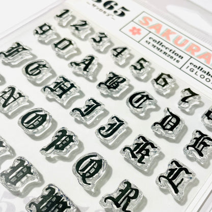 Sakuralala x Igloo*Dining* 365™ Clear Stamps - Old English