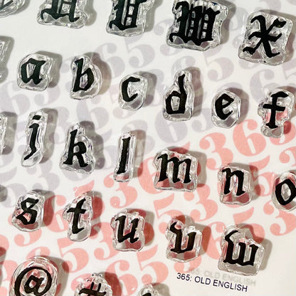 Sakuralala x Igloo*Dining* 365™ Clear Stamps - Old English