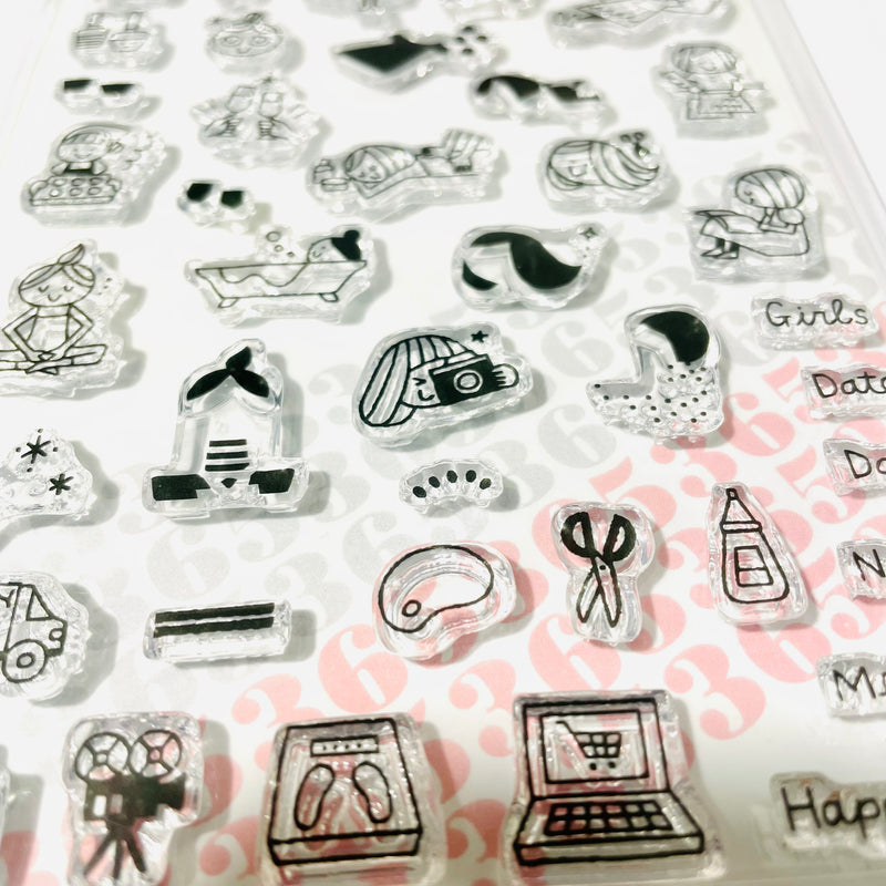 Sakuralala x Igloo*Dining* 365™ Clear Stamps - Me Time