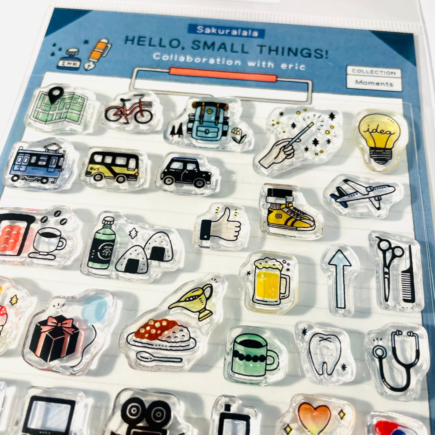 Sakuralala x eric Hello Small Things! Clear Stamps - Moments