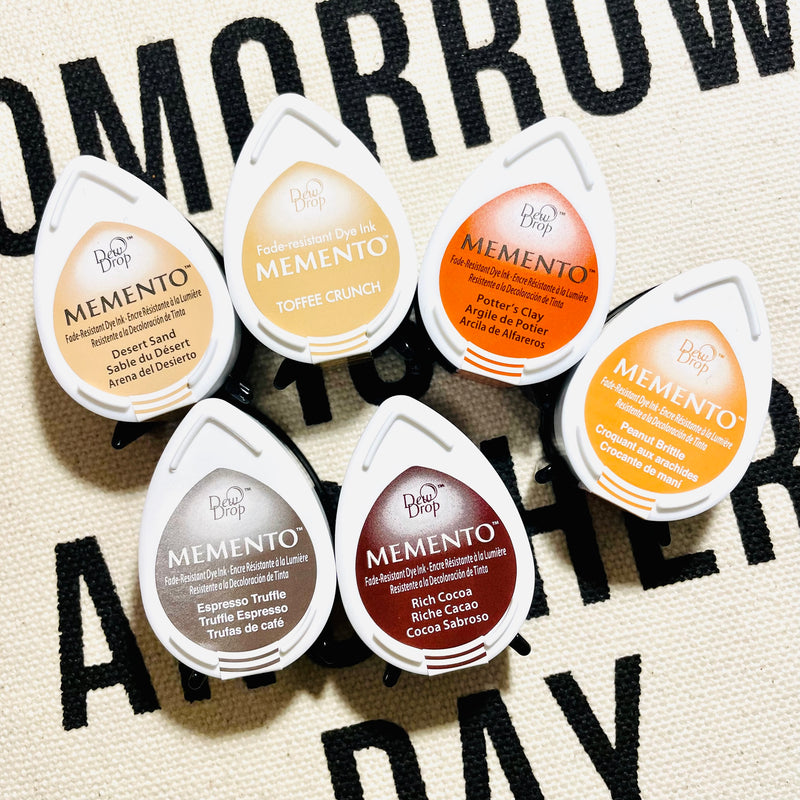 Tsukineko Memento Dew Drop Ink Pad - Brown Series