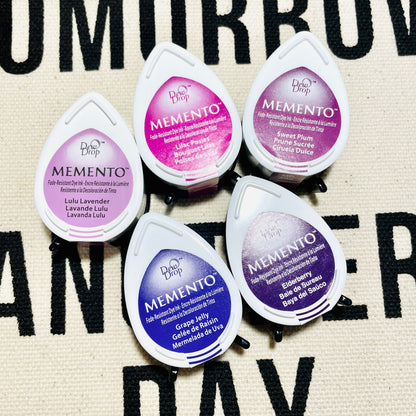 Tsukineko Memento Dew Drop Ink Pad - Purple Series