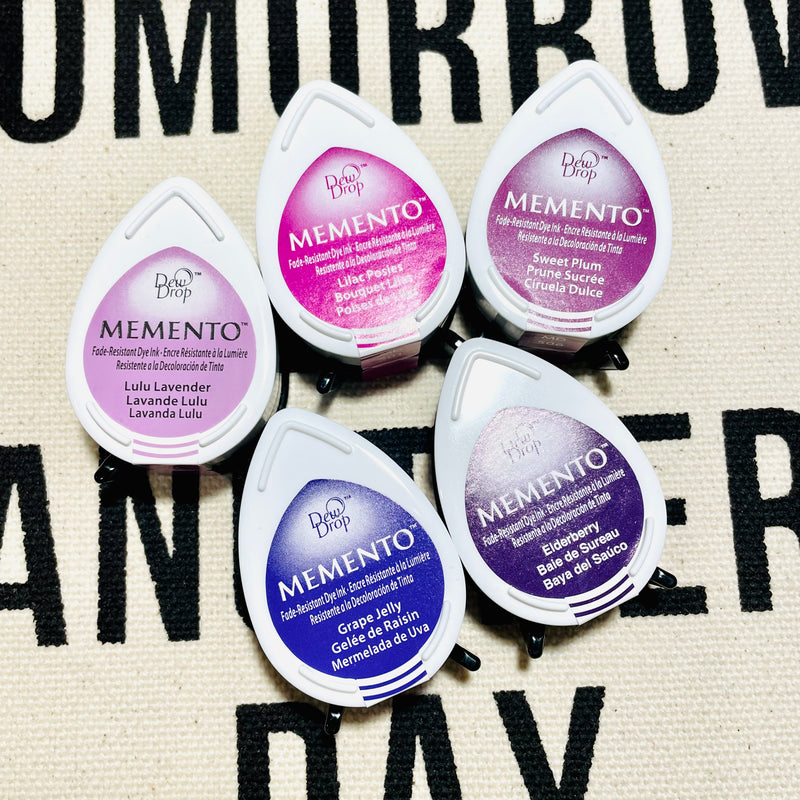 Tsukineko Memento Dew Drop Ink Pad - Purple Series