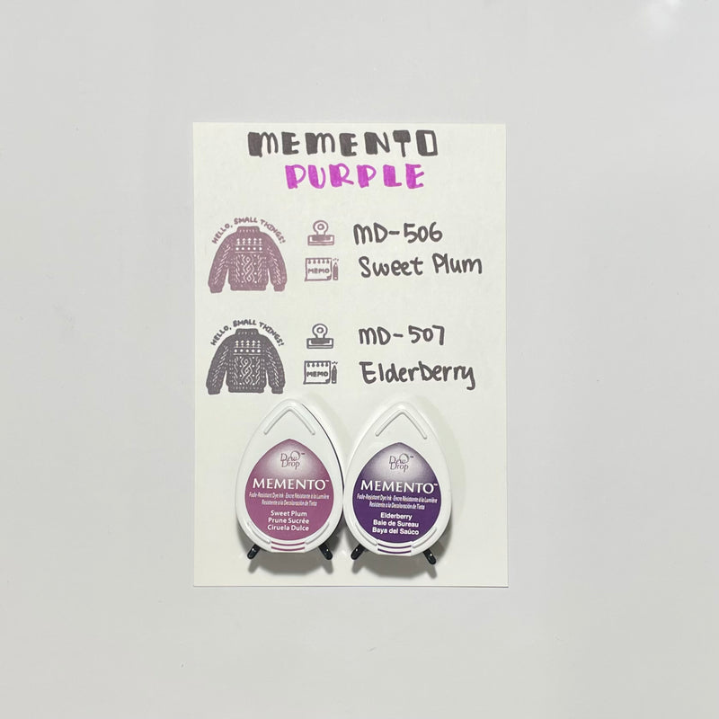 Tsukineko Memento Dew Drop Ink Pad - Purple Series