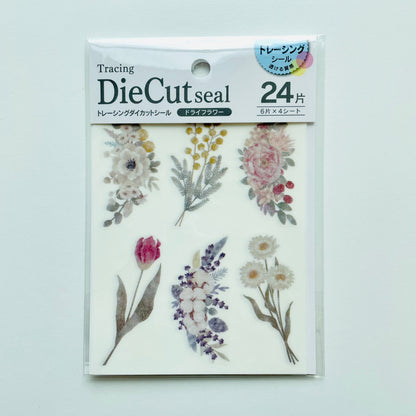 Kyowa Shiko Tracing Die Cut Seal - Dried Flower