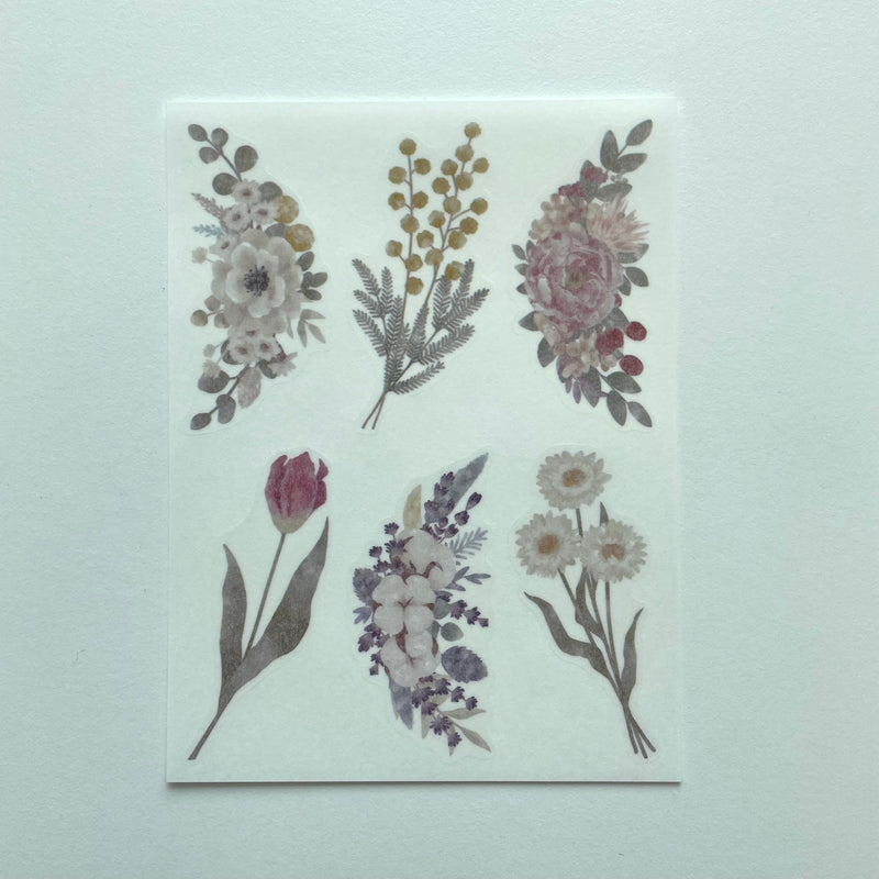 Kyowa Shiko Tracing Die Cut Seal - Dried Flower