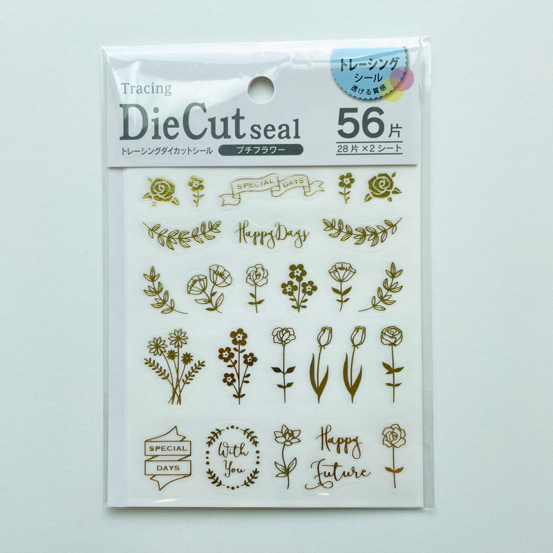 Kyowa Shiko Tracing Die Cut Seal - Petit Flower