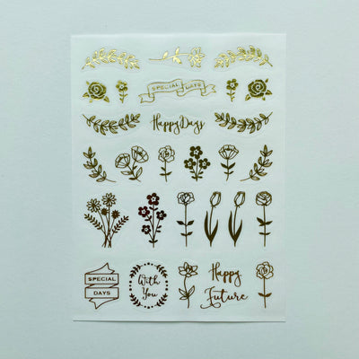 Kyowa Shiko Tracing Die Cut Seal - Petit Flower