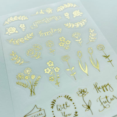 Kyowa Shiko Tracing Die Cut Seal - Petit Flower
