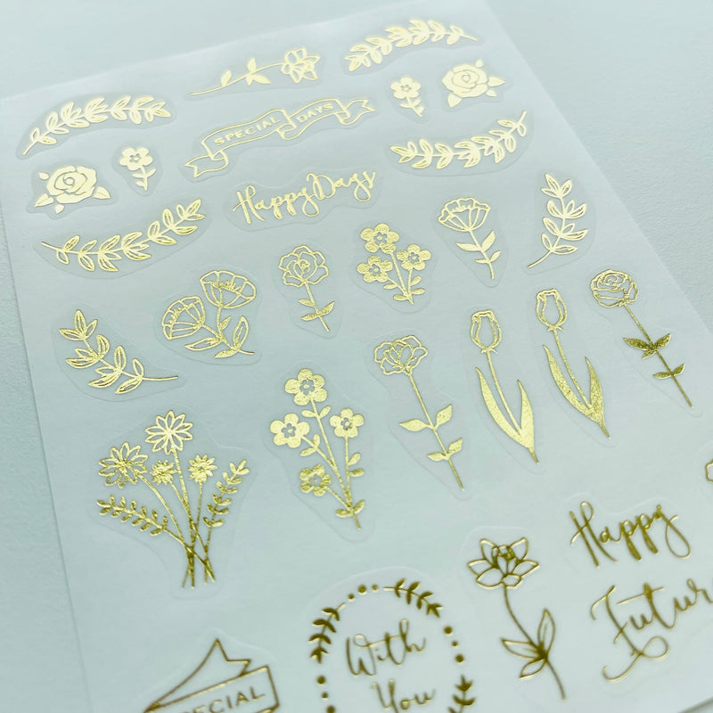 Kyowa Shiko Tracing Die Cut Seal - Petit Flower