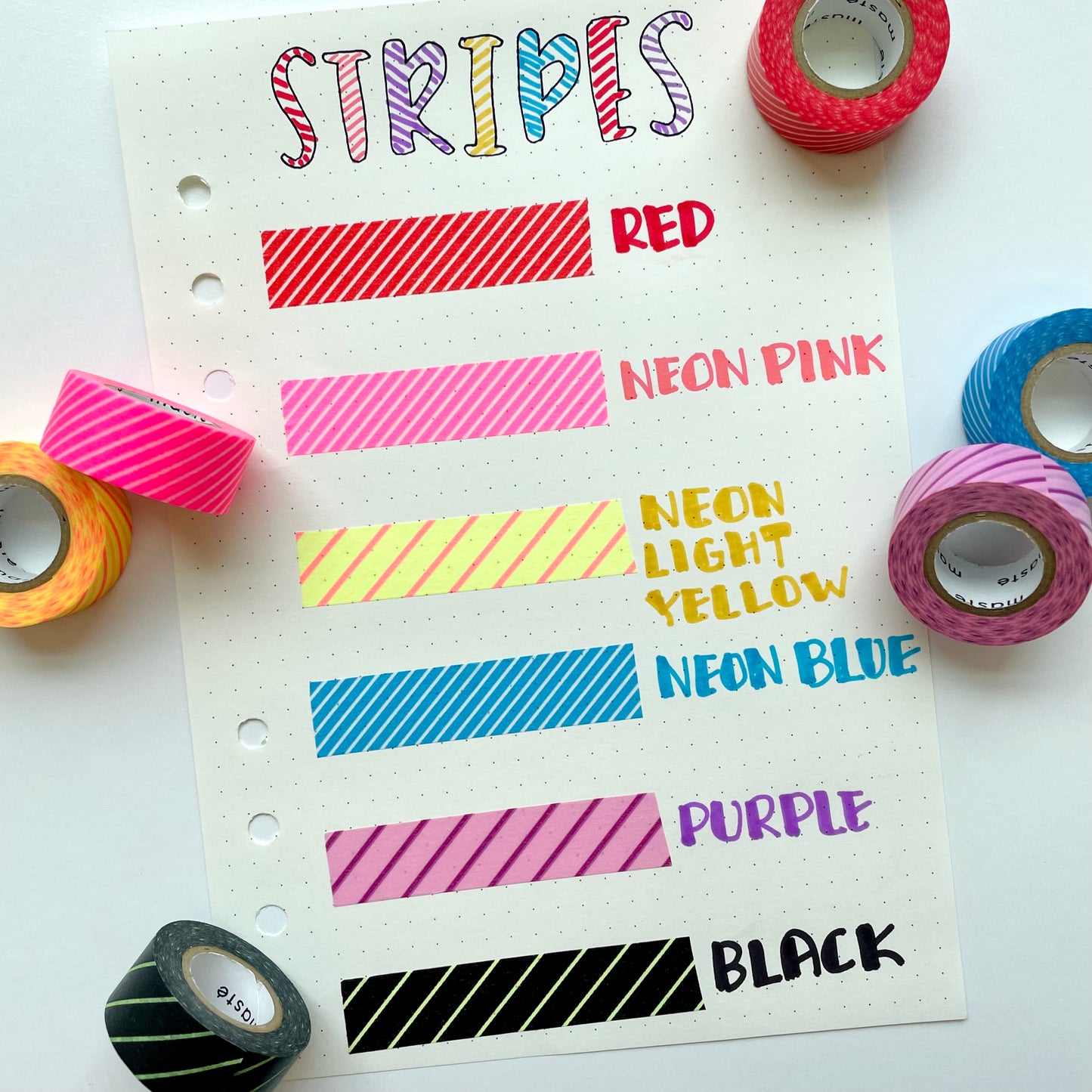 Mark's Masté Basic Pattern Masking Tape - Stripes