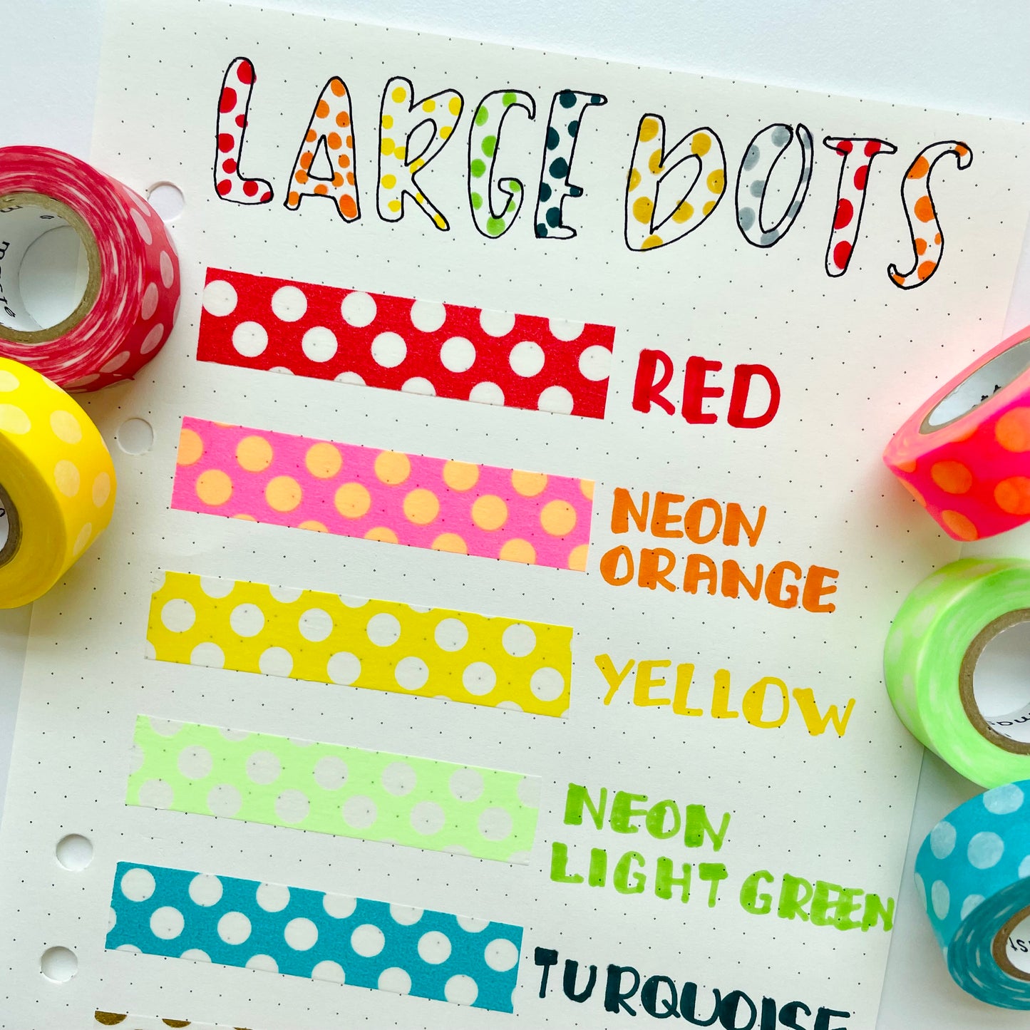 Mark's Masté Basic Pattern Masking Tape - Large Dots