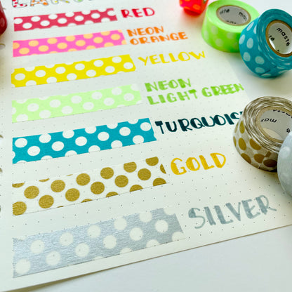 Mark's Masté Basic Pattern Masking Tape - Large Dots