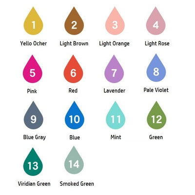 Kodomo No Kao Konoiro Ink (14 Colours)