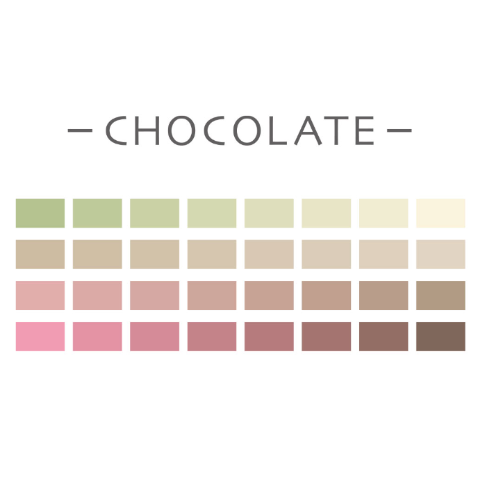 Sun-Star Iromekuri Colour Chart Stickers - Chocolate