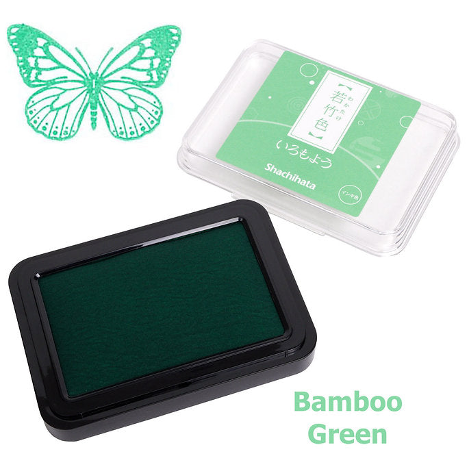 Shachihata Iromoyo Ink Pads - Green Series