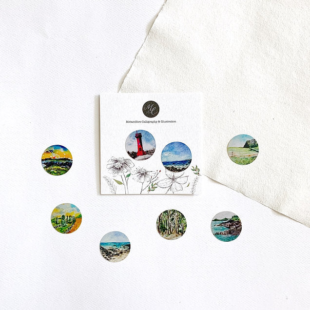 Mstandforc The Tiny Landscape - Korea Stickers