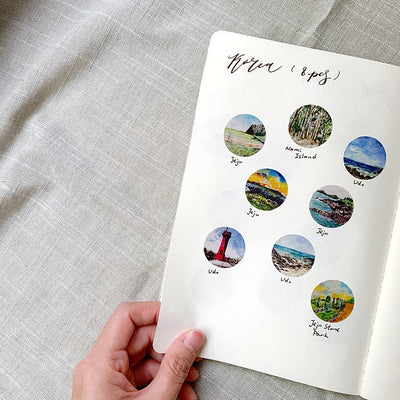 Mstandforc The Tiny Landscape - Korea Stickers