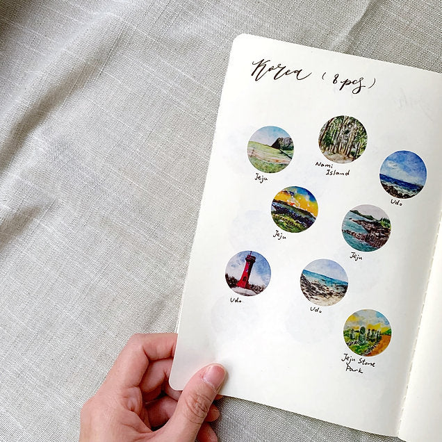 Mstandforc The Tiny Landscape - Korea Stickers