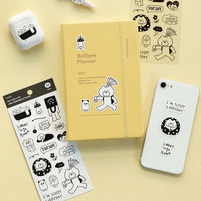 Iconic Line Drawing Stickers