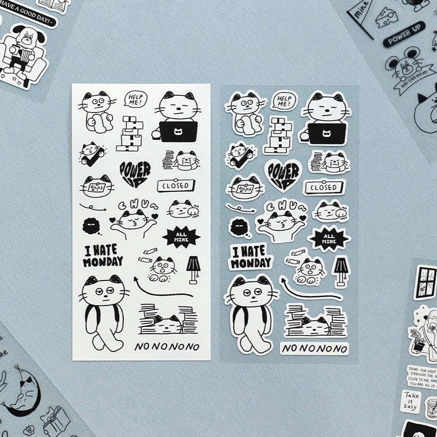 Iconic Line Drawing Stickers
