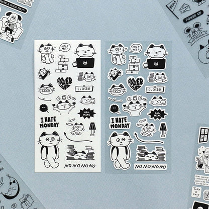 Iconic Line Drawing Stickers