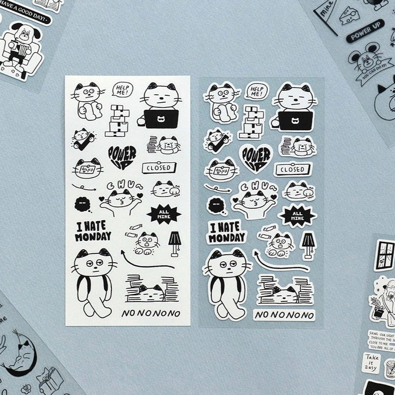 Iconic Line Drawing Stickers