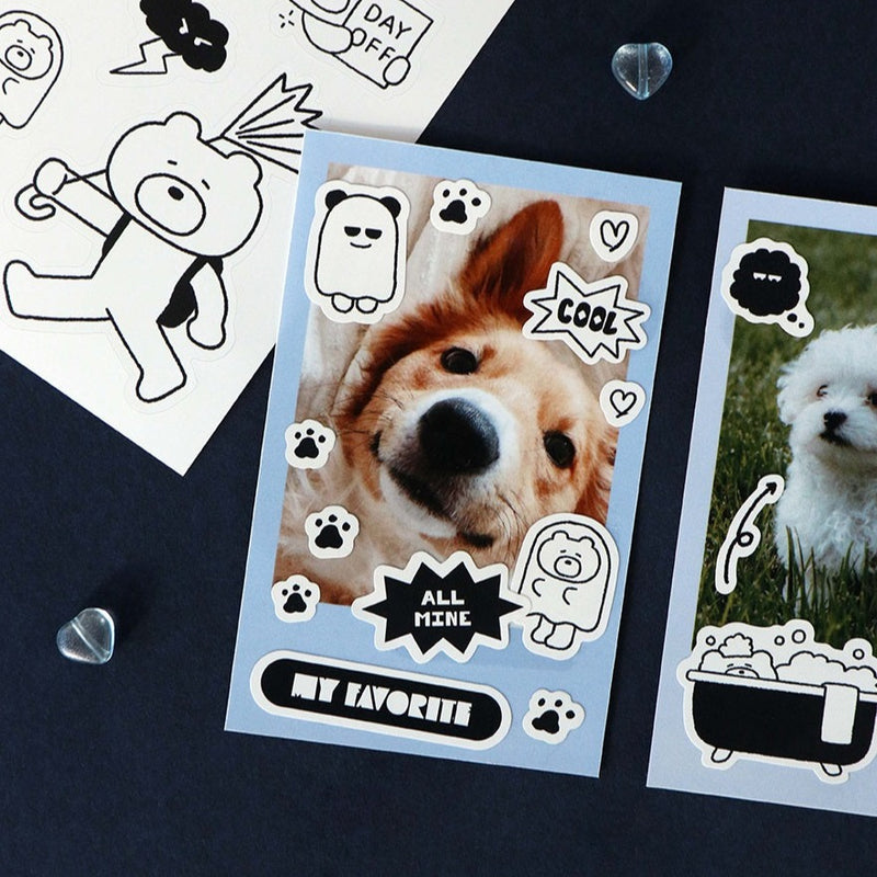 Iconic Line Drawing Stickers