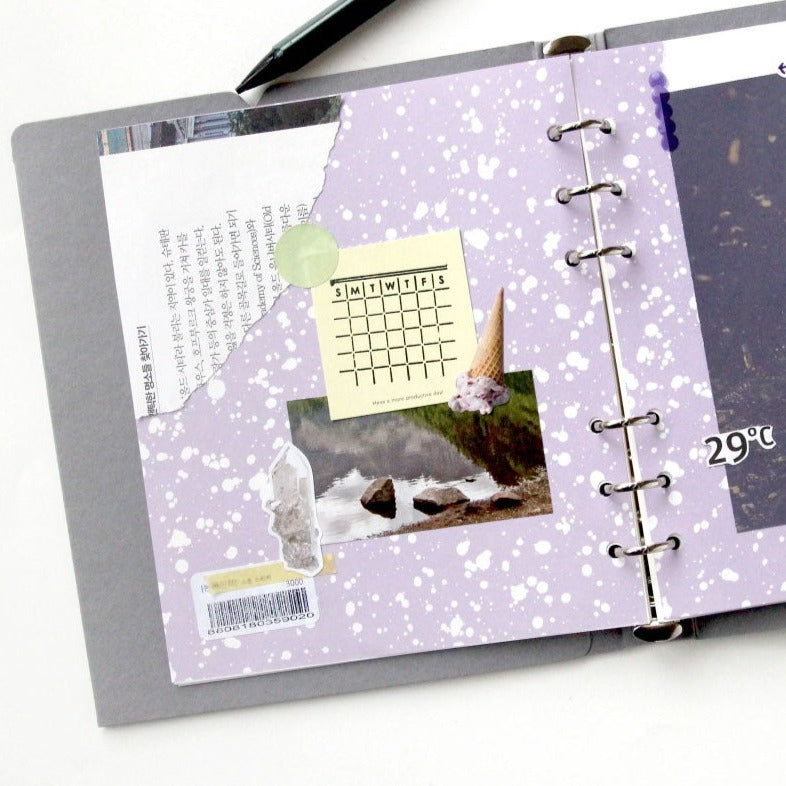 Jam Studio A6 Wide Design Refill - Marble