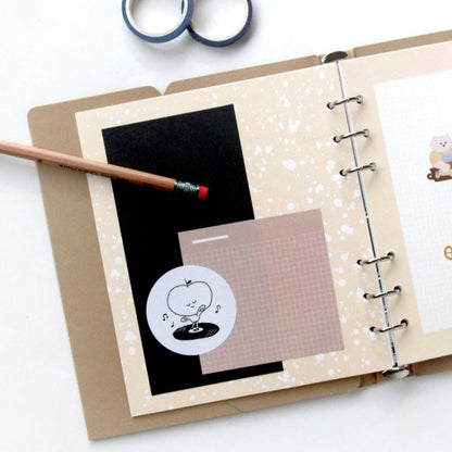 Jam Studio A6 Wide Design Refill - Marble