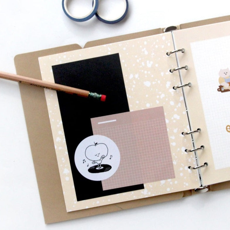 Jam Studio A6 Wide Design Refill - Marble