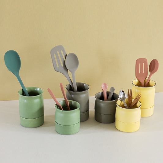 Dailylike Milky Cutlery Holder Set