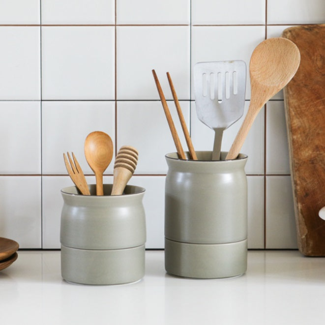 Dailylike Milky Cutlery Holder Set