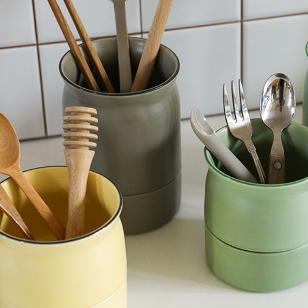 Dailylike Milky Cutlery Holder Set