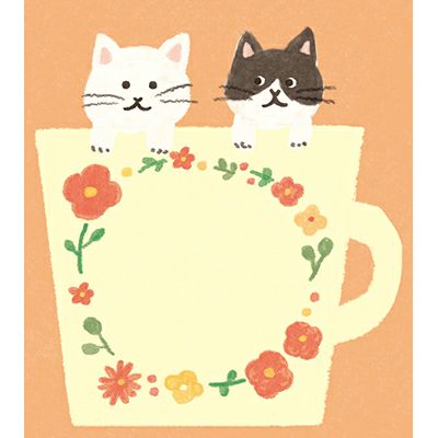 Furukawa Paper Works My Life Collection Memo Pad - Cat